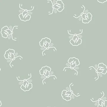 Depression psychological problems line seamless pattern Illustrazione stock