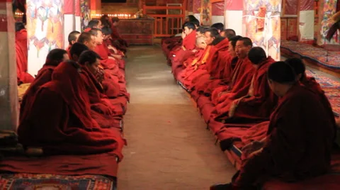 Deprung Monastery 1 Stock Footage 6229115