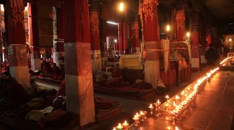 Deprung Monastery 2 Stock Footage 6232977