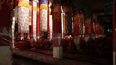 Deprung Monastery 5 Stock Footage 6158862