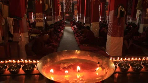 Deprung Monastery 7 Stock Footage 6031437
