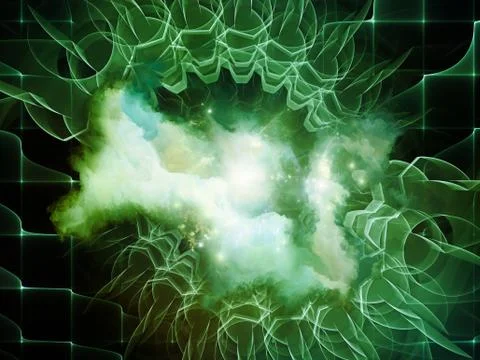 Depth of Abstract Visualization イラスト素材