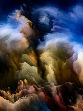 Depth of Cloudscape Illustration