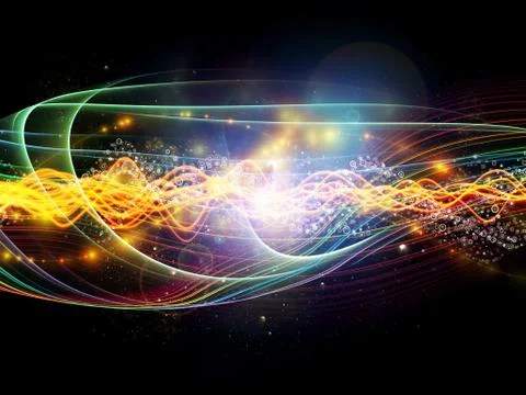 Depth of Dynamic Network Stock Illustration