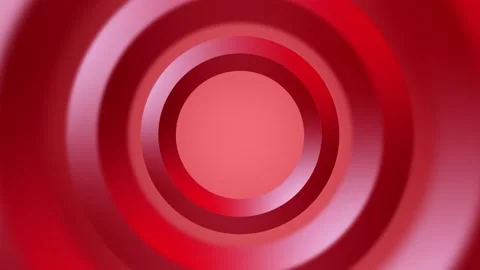 Depth of field 3d rendered red circle 4k. Vídeos de archivo 166104293