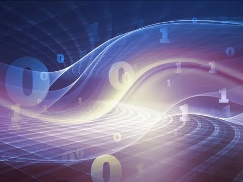 Depth of Fractal Realms 스톡 일러스트