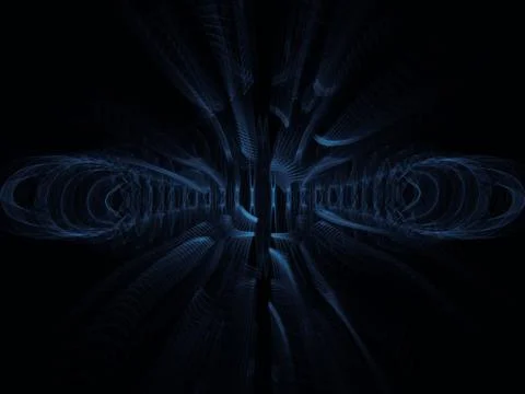 Depth of Geometry Stock Illustration