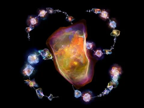 Depth of Jewels Illustrazione stock