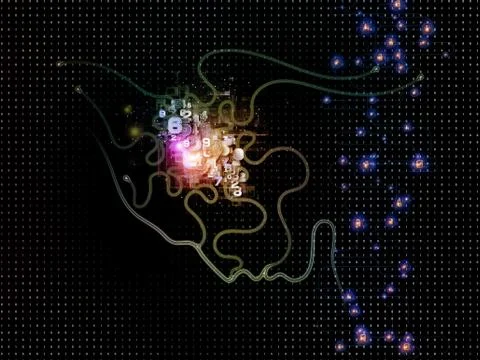 Depth of Machine Consciousness Stock Illustration