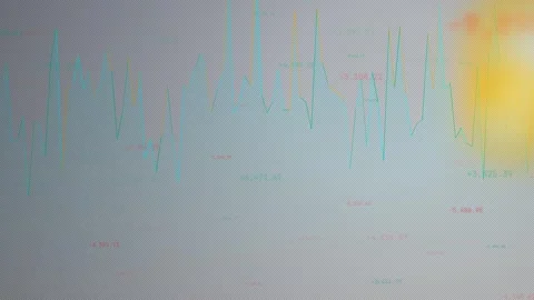 Depth of Market: Institutional Order Flow Liquidity Visualization 4K Alpha Video stock 333659362