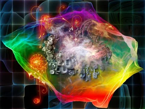 Depth of Math Visualization イラスト素材