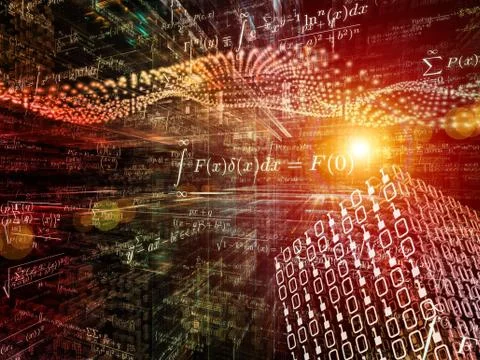 Depth of Mathematics Stock Illustration