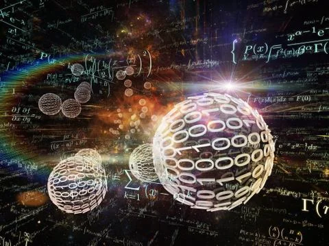 Depth of Mathematics Stock Illustration