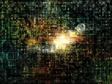Depth of Network Stock Illustration