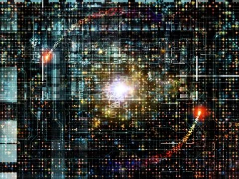 Depth of Network Illustrazione stock