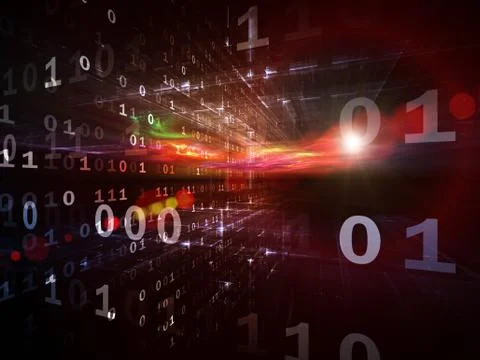 Depth of Numbers 스톡 일러스트