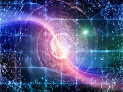 Depth of Numbers Stock Illustration