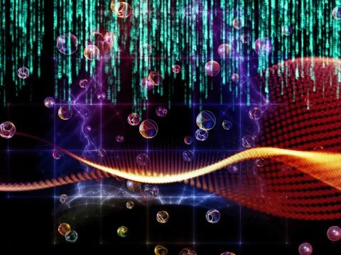 Depth of Numbers 스톡 일러스트