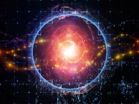 Depth of Numbers 스톡 일러스트