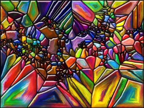 Depth of Pattern Stock Illustration