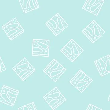 Depth soil analysis line vector seamless pattern Stock Illustration