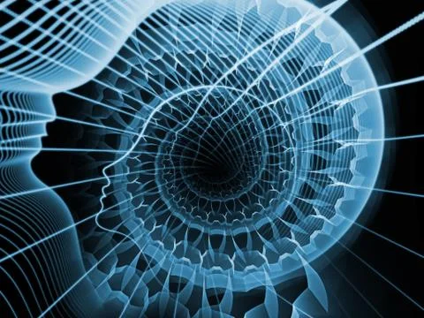 Depth of Soul and Mind 스톡 일러스트
