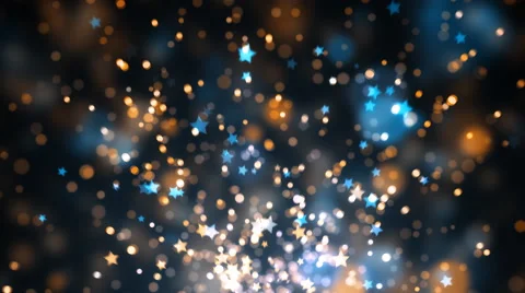 Depth Star Particles Background Stock Footage 52549386