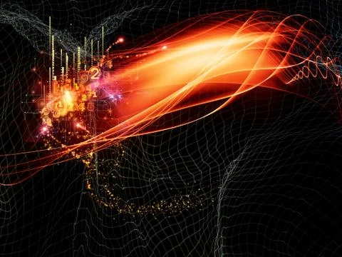 Depth of Technology Illustrazione stock