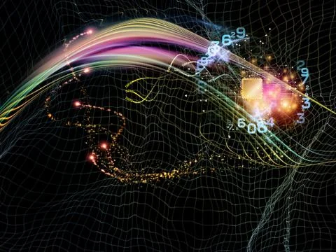 Depth of Technology 스톡 일러스트