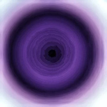 Depth of well layered concentric pattern in purple color Illustrazione stock