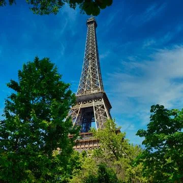 Der Eiffelturm in Paris *** the Eiffel Tower in Paris 1130000098  Stock-Fotos