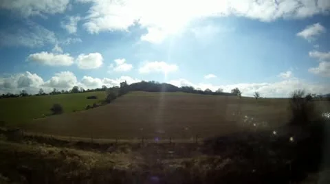 Derby to Cardiff Train Journey 2 Stock Footage 10817638