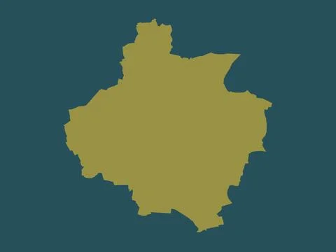 Derby, England - Great Britain. Solid color shape Illustrazione stock