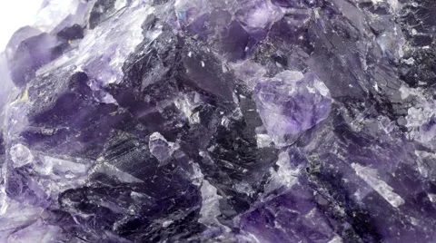 Derbyshire Blue John mineral sample, tracking shot Stock Footage 62757910