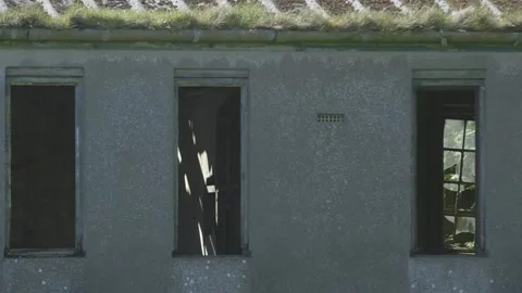 Derelict building Stock Footage 159474058