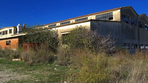Derelict factory. Stock Footage 220095620