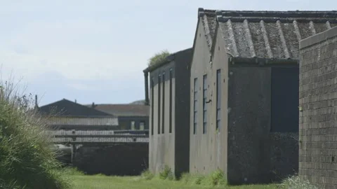 Derelict sheds Stock Footage 159475437