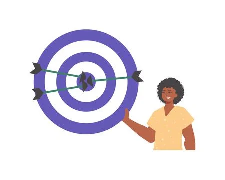 The derision holds in his spend a devour with arrow that hit the attentivenes イラスト素材