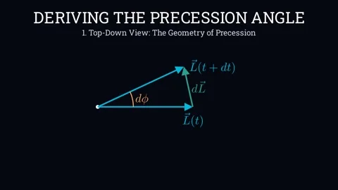 Deriving the precession angle 스톡 동영상 335190534