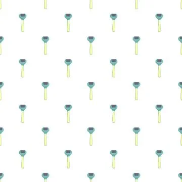 Derma rollers forming a pattern for skin care treatment Stock Illustration