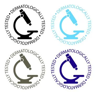Dermatologically tested Stock Illustration