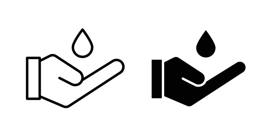 Dermatology tested icon vector concepts, line and silhouette style イラスト素材