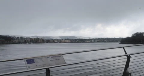 Derry waterfront Stock Footage 58844799