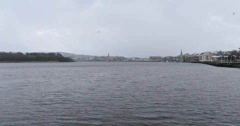 Derry waterfront Stock Footage 58844859