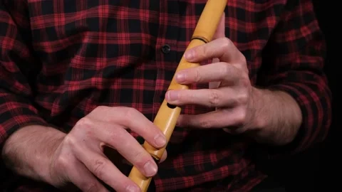 Dervish playing nay Stock Footage 228990845