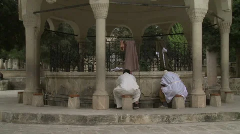 Dervishes in The Cleaning for Pray Stock Footage 46065534