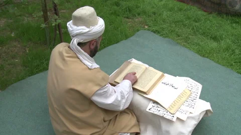 Dervishes Reading Arabic Stock Footage 46066535