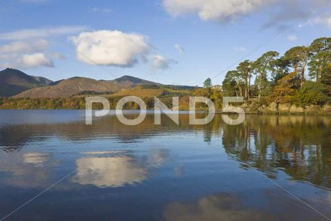 Derwentwater, english lake district Stock Photos
