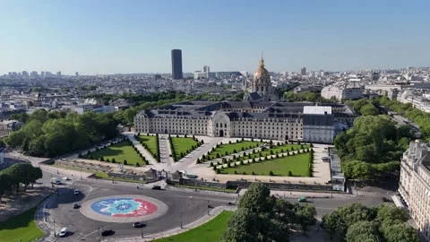 Des Invalides Museum At Paris In Ile De France France. Stock Footage 342205355