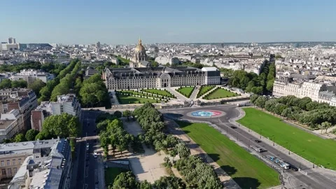 Des Invalides Museum At Paris In Ile De France France. Stock-Footage 342209748